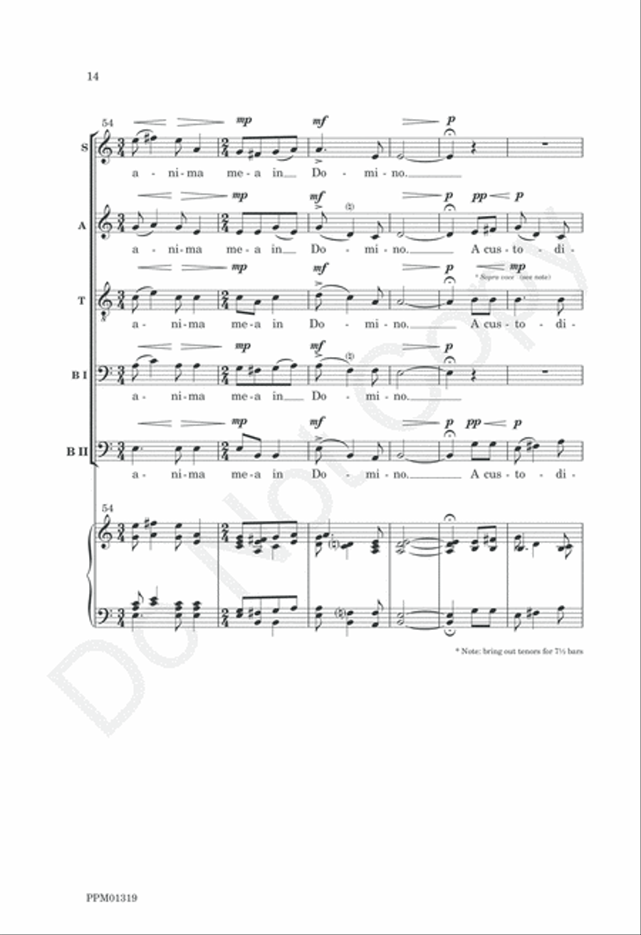 De Profundis A Cappella scores gallery preview page 17