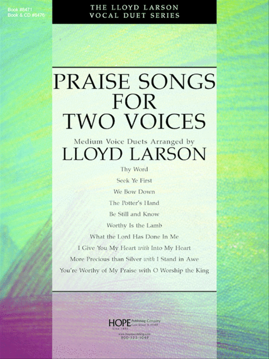 Praise Songs for Two Voices Medium Voice scores gallery preview page 1