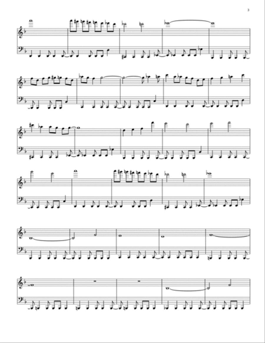 Megalovania Megalovania Part scores gallery preview page 3