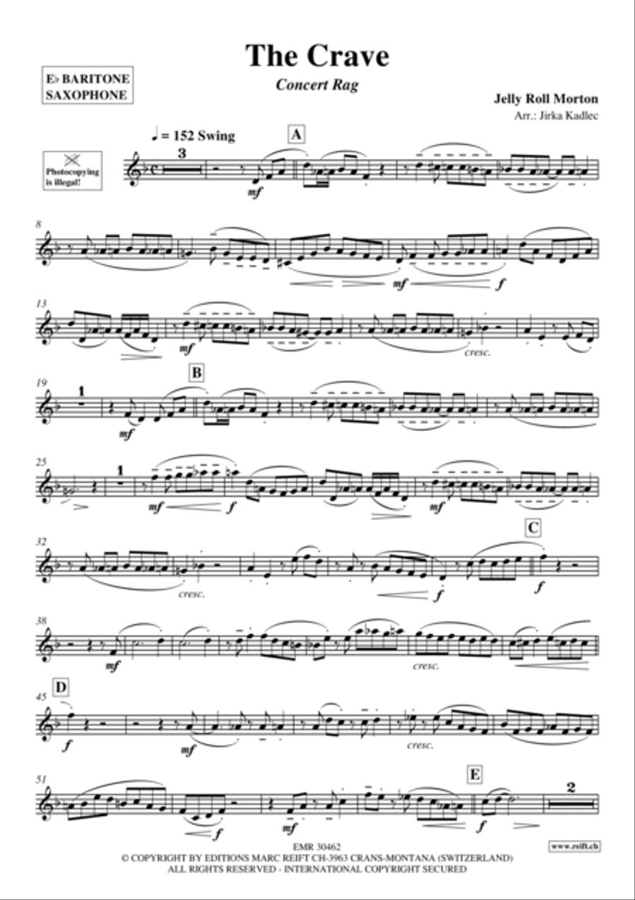 The Crave The Crave Baritone Saxophone scores gallery preview page 2