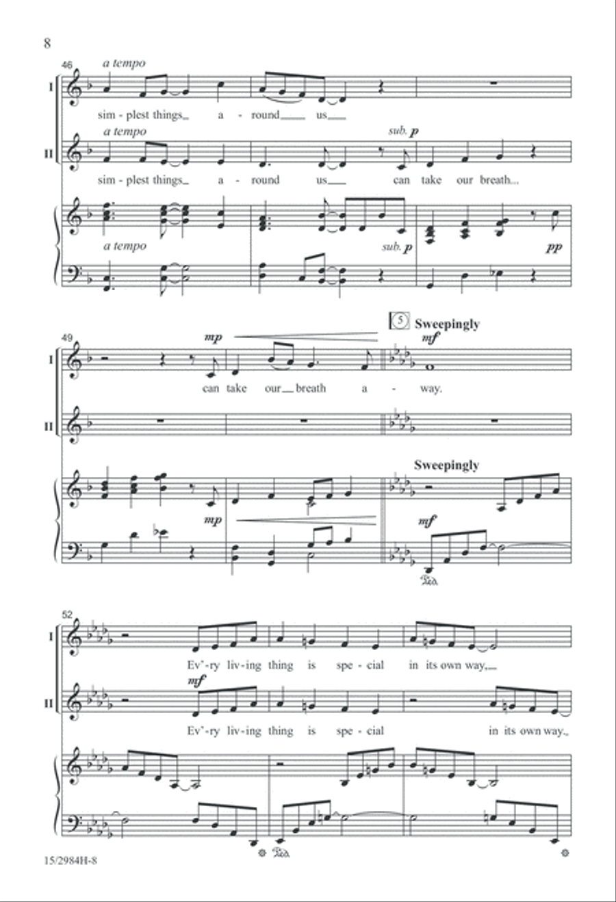 The Simplest Things The Simplest Things 2-Part scores gallery preview page 8