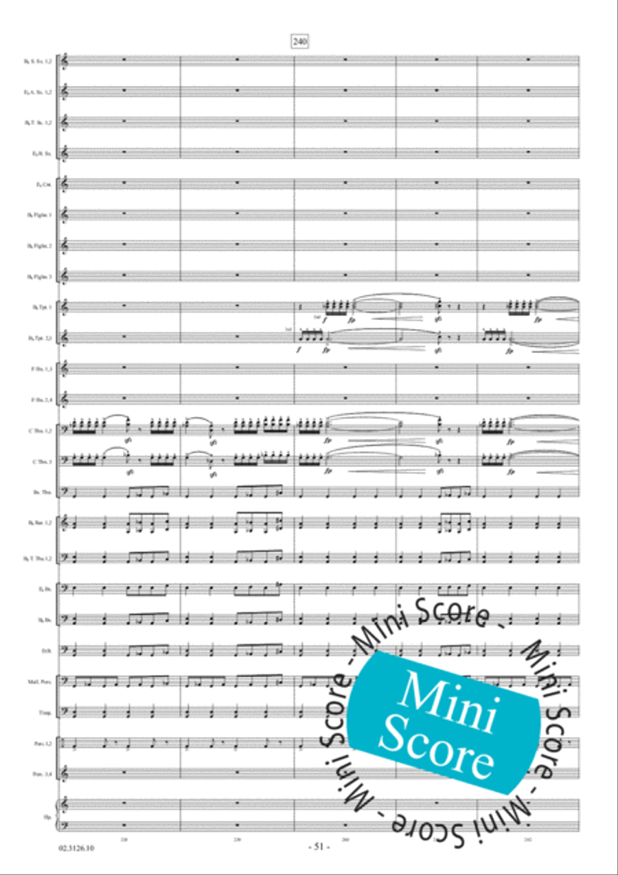 Migyur Fanfare Band scores gallery preview page 57