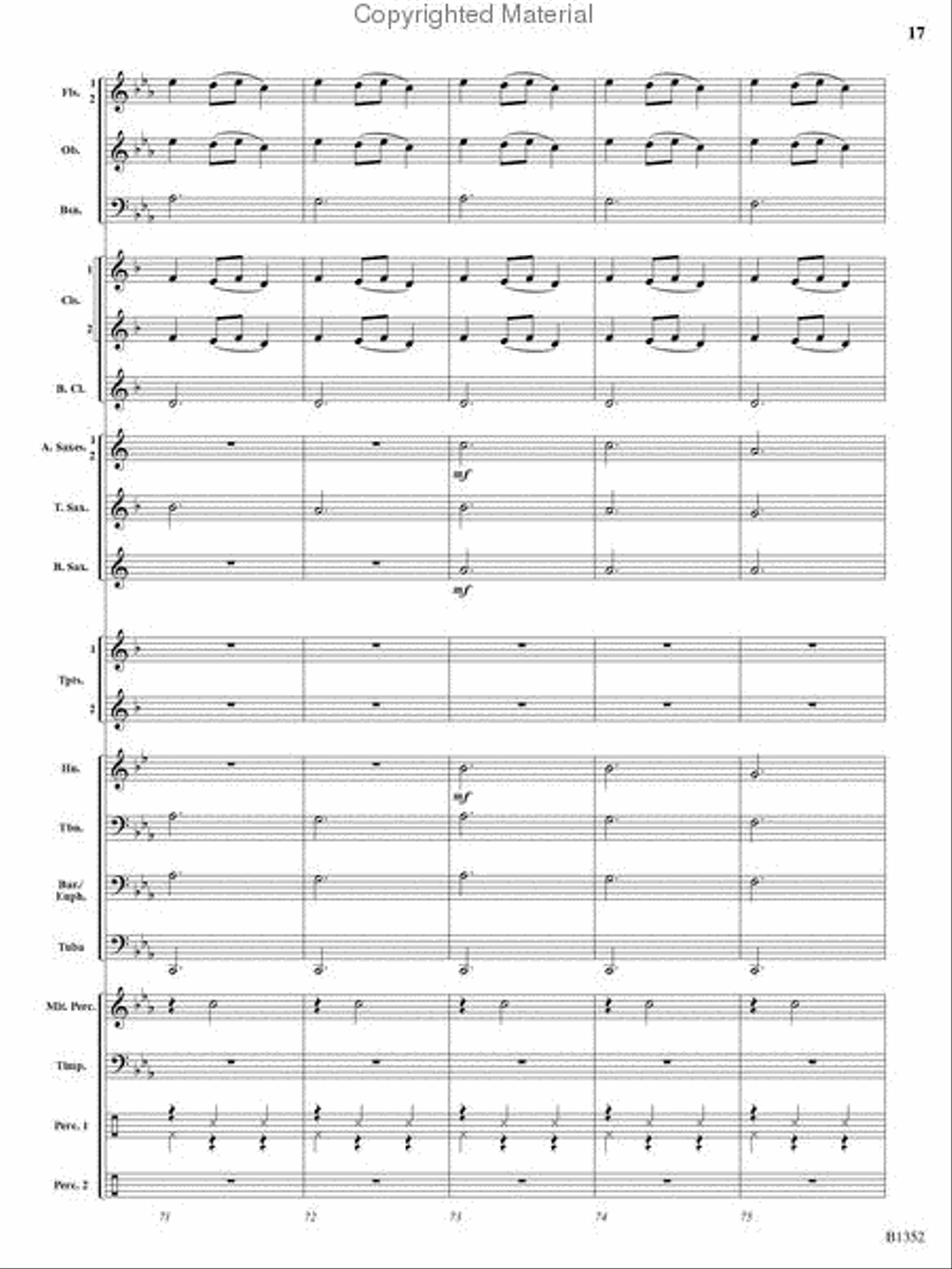A Christmas Montage Concert Band scores gallery preview page 16