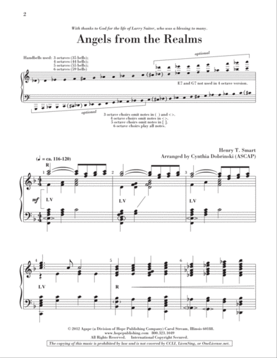 Angels from the Realms 5-Octaves scores gallery preview page 3