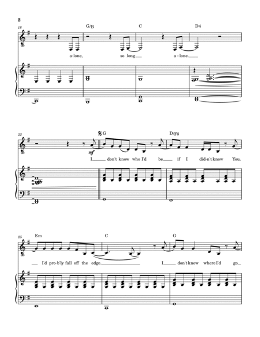 Thank God I Do Piano, Vocal, Guitar scores gallery preview page 3