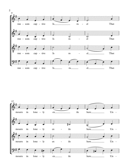 "O Come, O Come Immanuel"-Choir: SATB-Video image number null