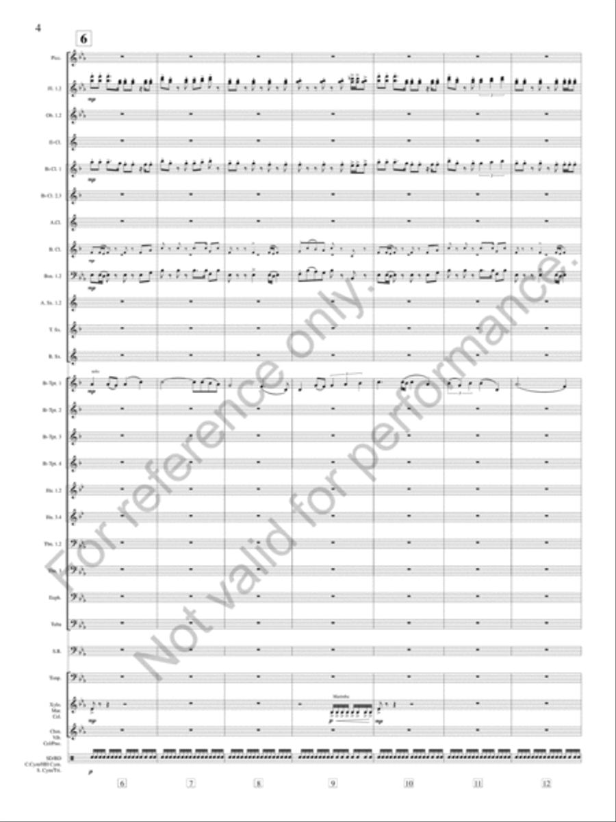 Joyance Concert Band scores gallery preview page 5