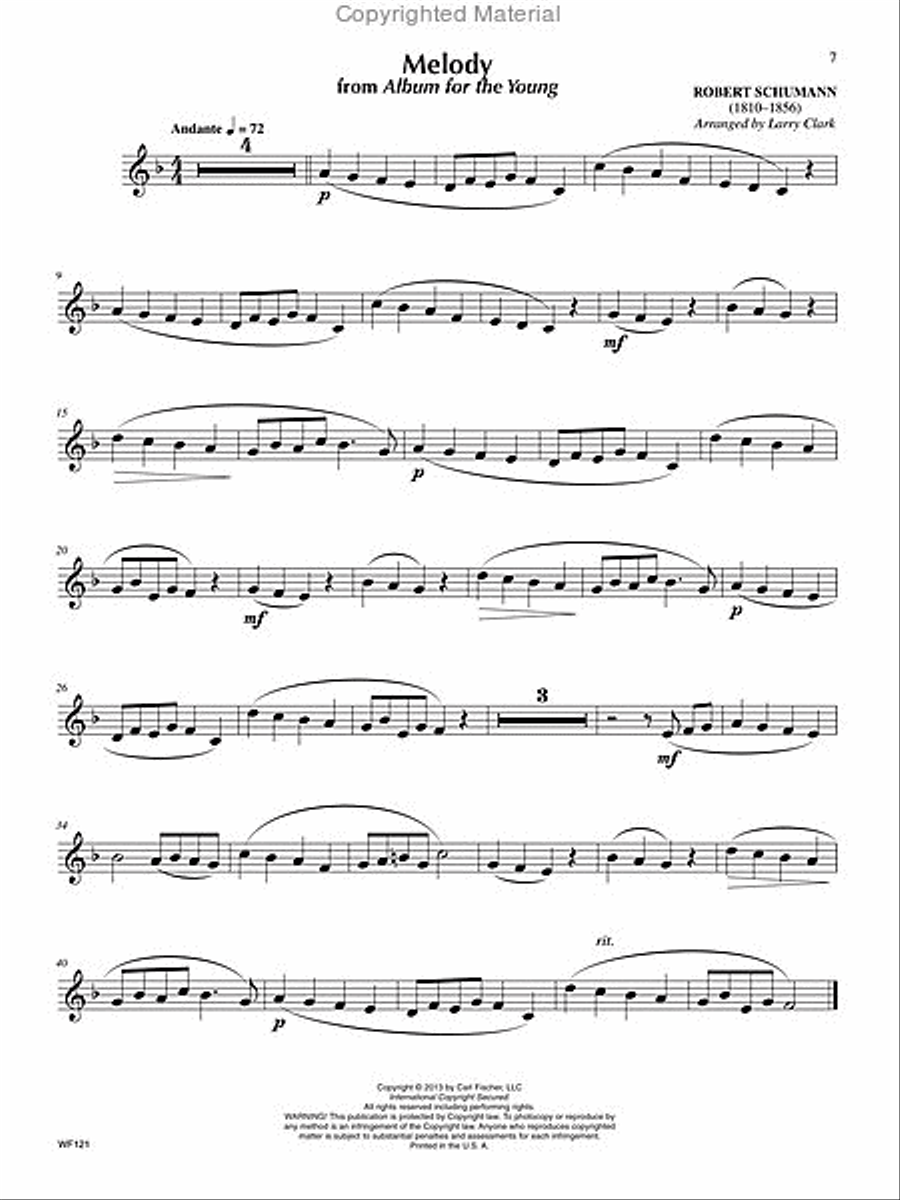 First Festival Solos for Clarinet B-Flat Clarinet scores gallery preview page 2