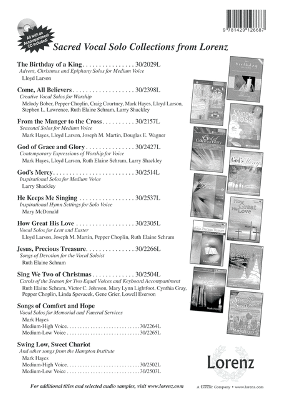 I Will Praise You 4-Part scores gallery preview page 12