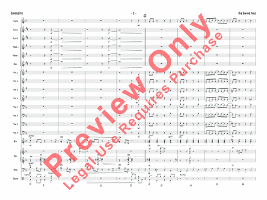 Big Swing Face Jazz Ensemble scores gallery preview page 5