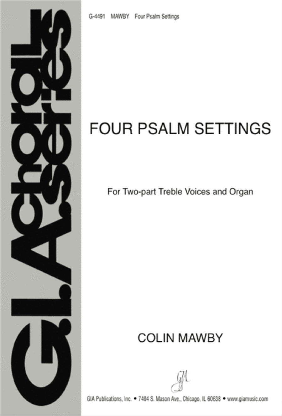 Four Psalm Settings image number null