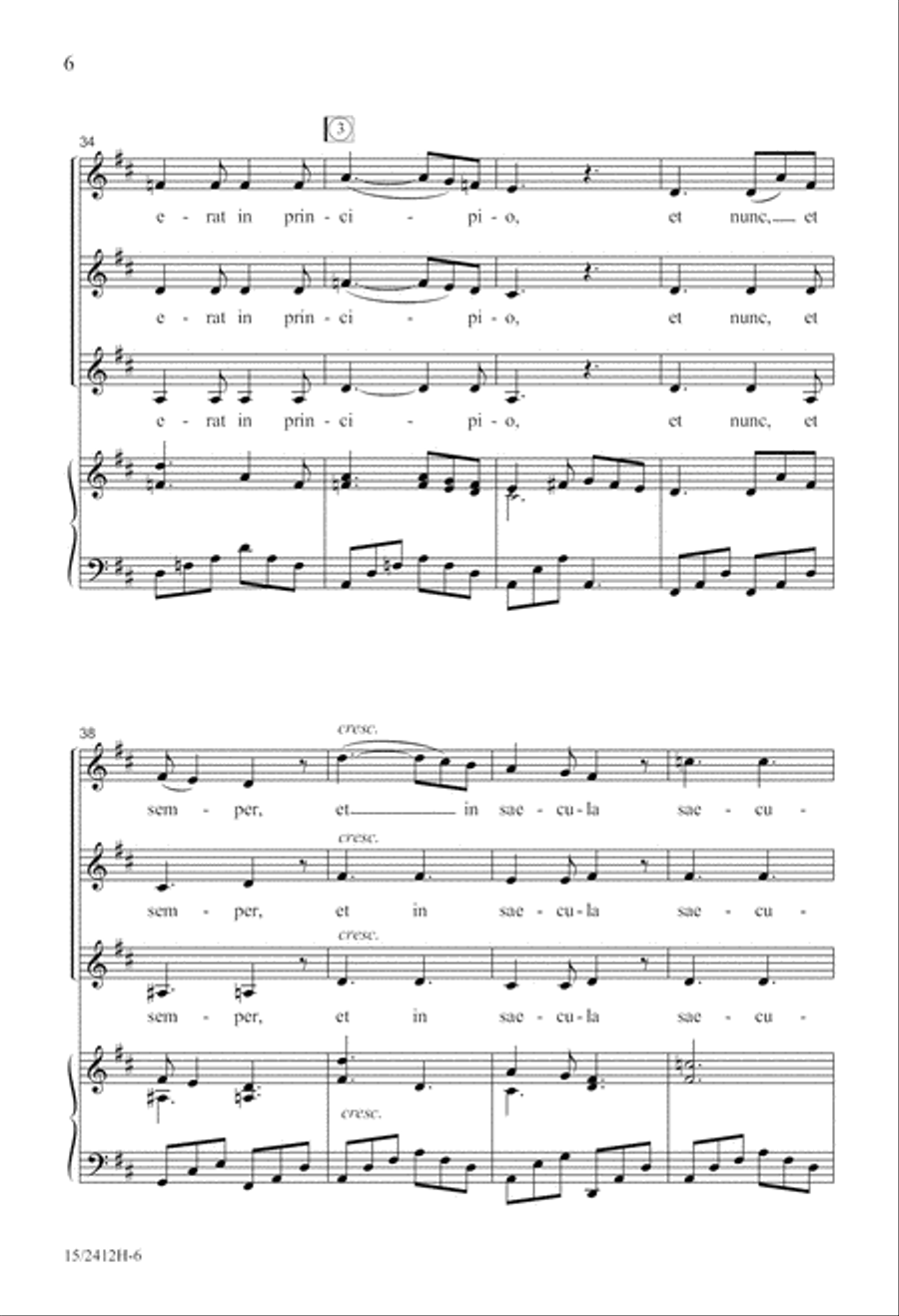 Laudate Dominum Laudate Dominum SSA scores gallery preview page 6