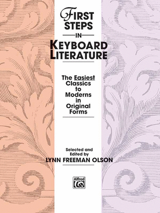 Book cover for First Steps in Keyboard Literature