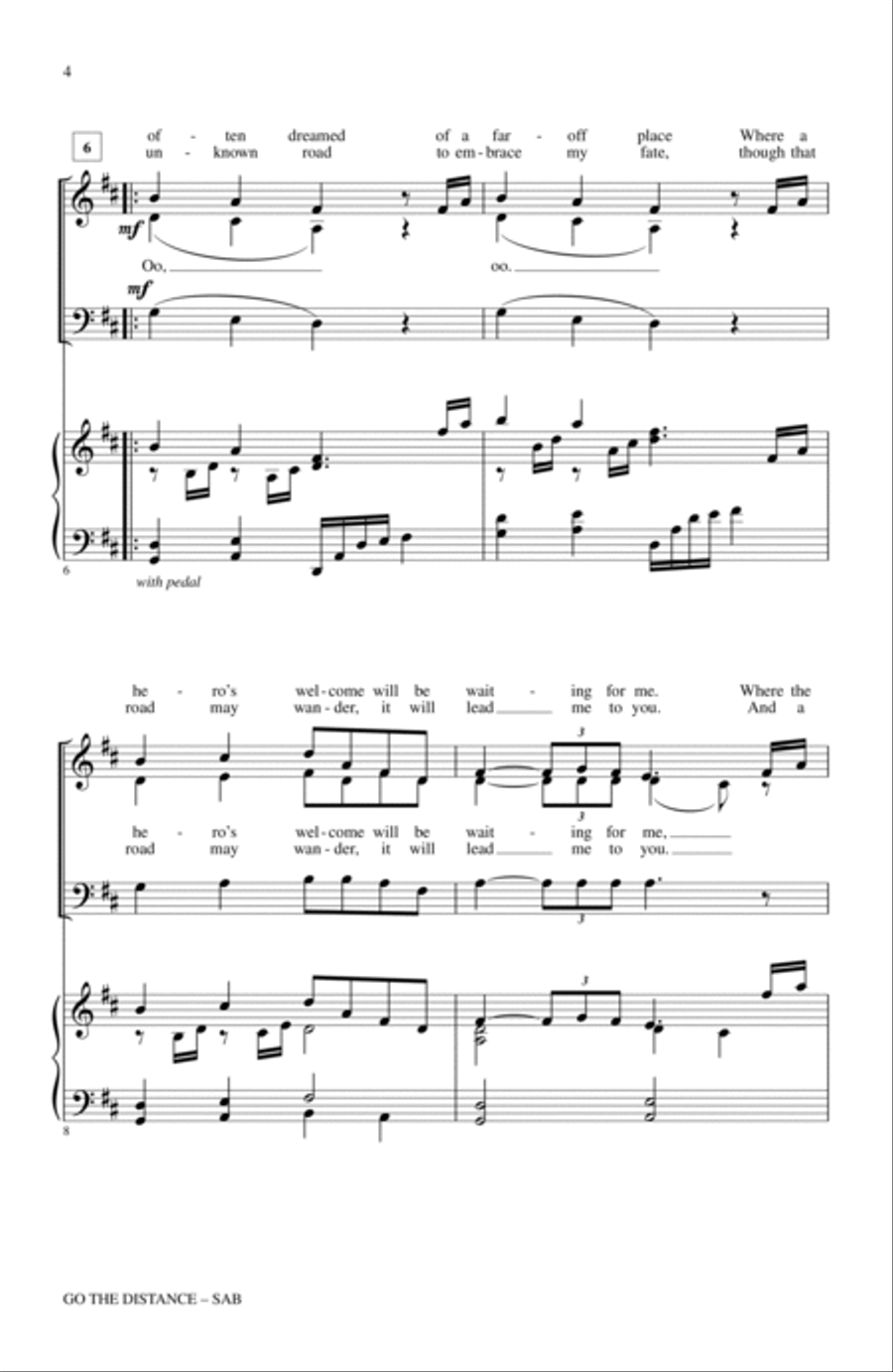 Go The Distance (from Hercules) (arr. John Leavitt) 3-Part scores gallery preview page 2