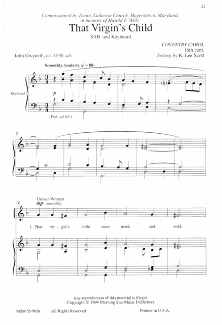 Coram Deo, Set II Coram Deo, Set II 3-Part scores gallery preview page 9