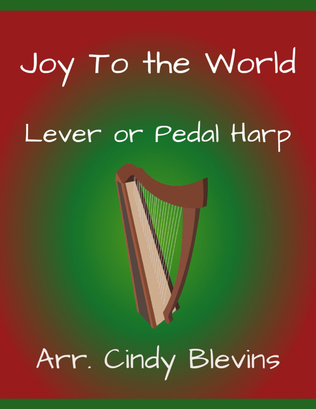 Joy To the World, for Lever or Pedal Harp