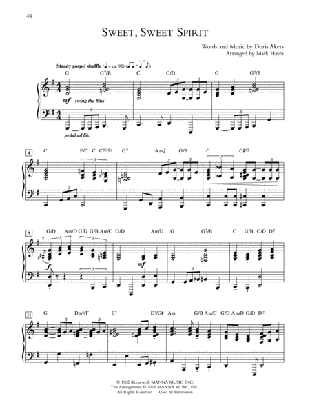 Open My Heart to Worship by Mark Hayes Piano Solo - Sheet Music
