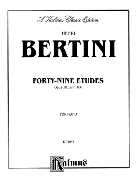 Forty-nine Etudes, Op. 101 & 166