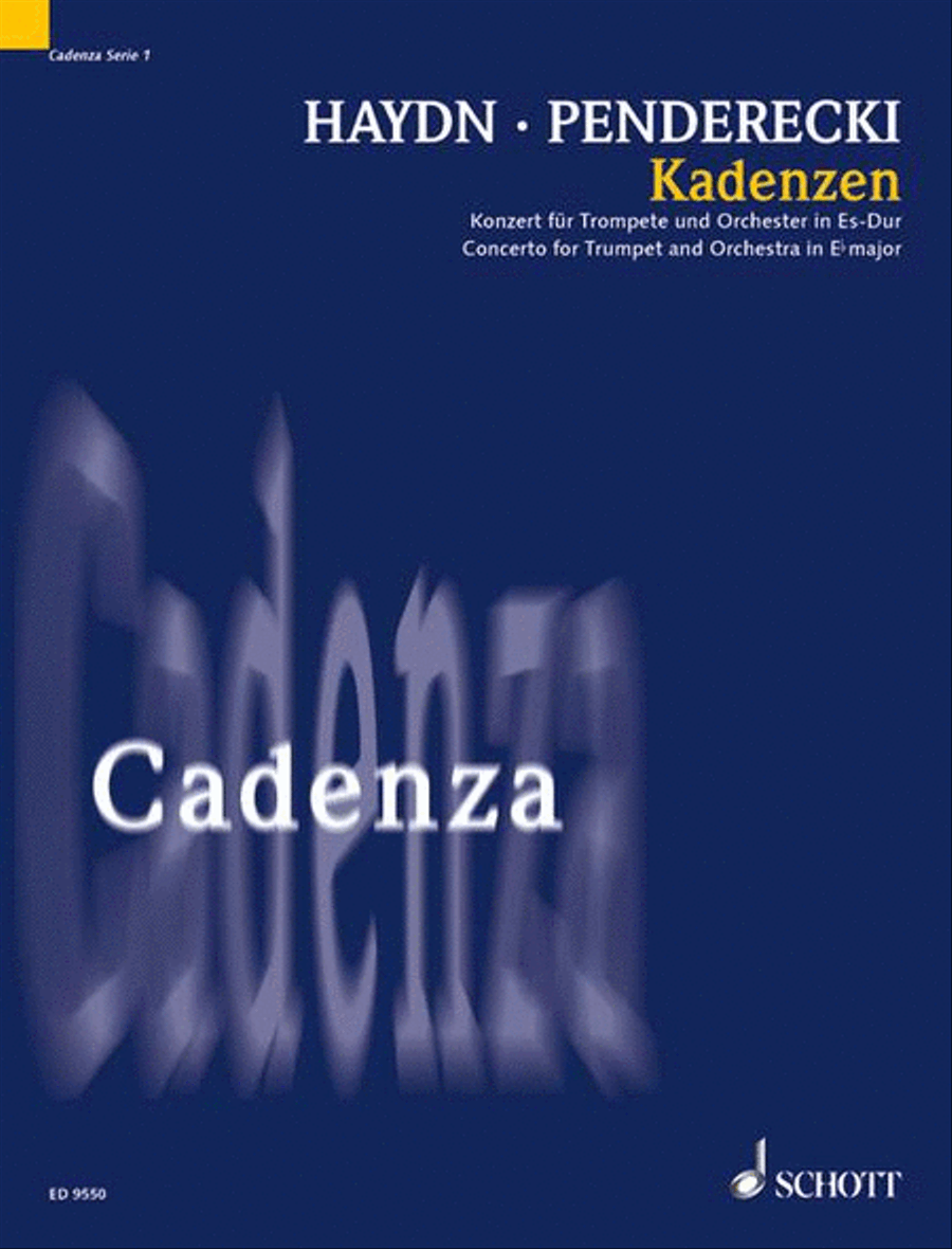 Cadenzas by Krzysztof Penderecki Solo Part - Sheet Music