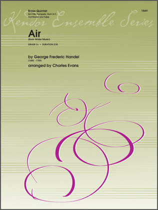 Book cover for Air (from Water Music)