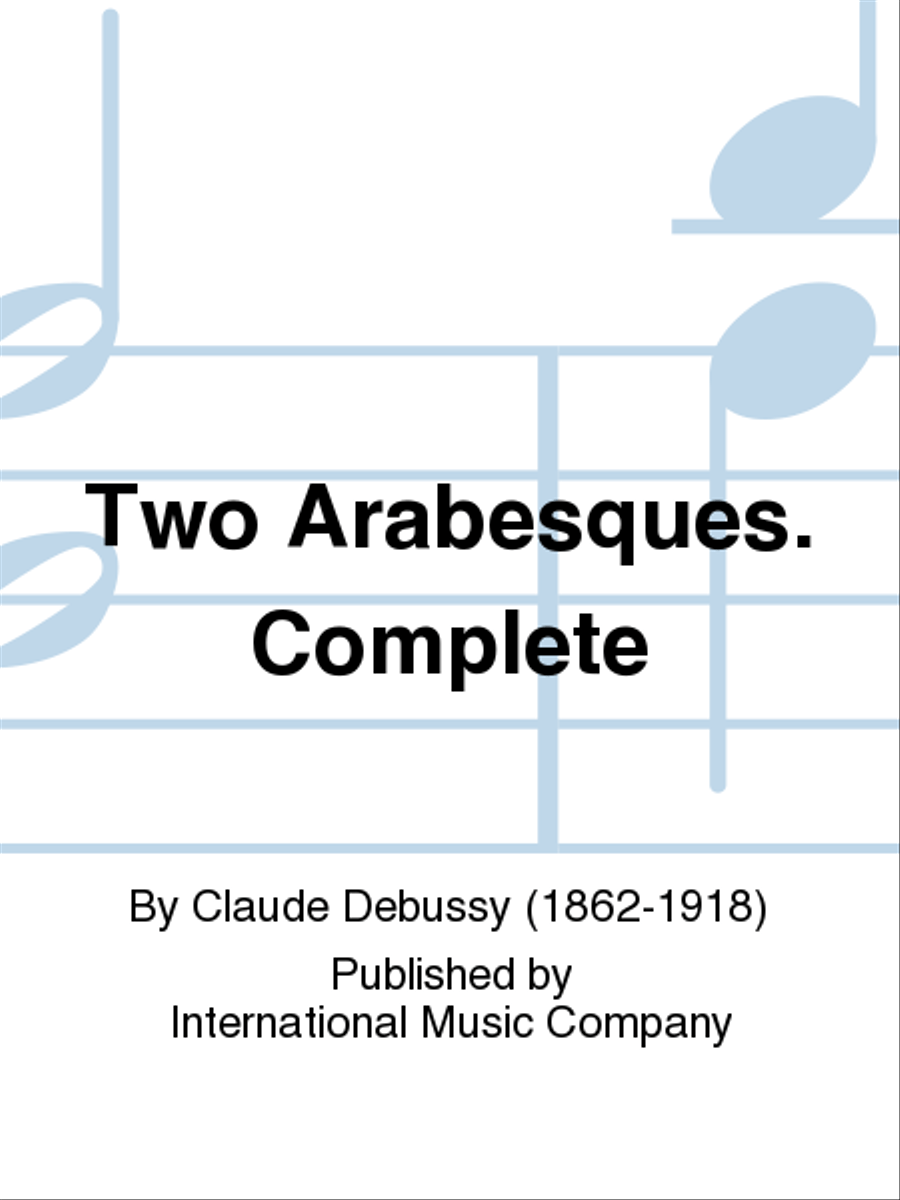 Two Arabesques. Complete Piano Solo scores gallery preview page 1
