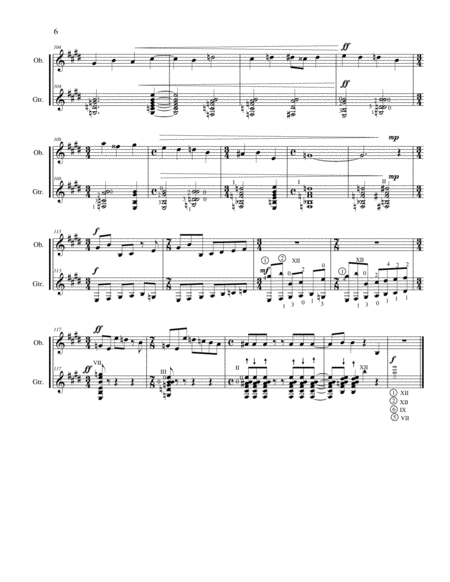 Sonata for oboe and guitar