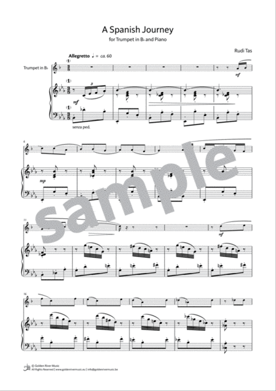 A Spanish Journey Trumpet Solo scores gallery preview page 2