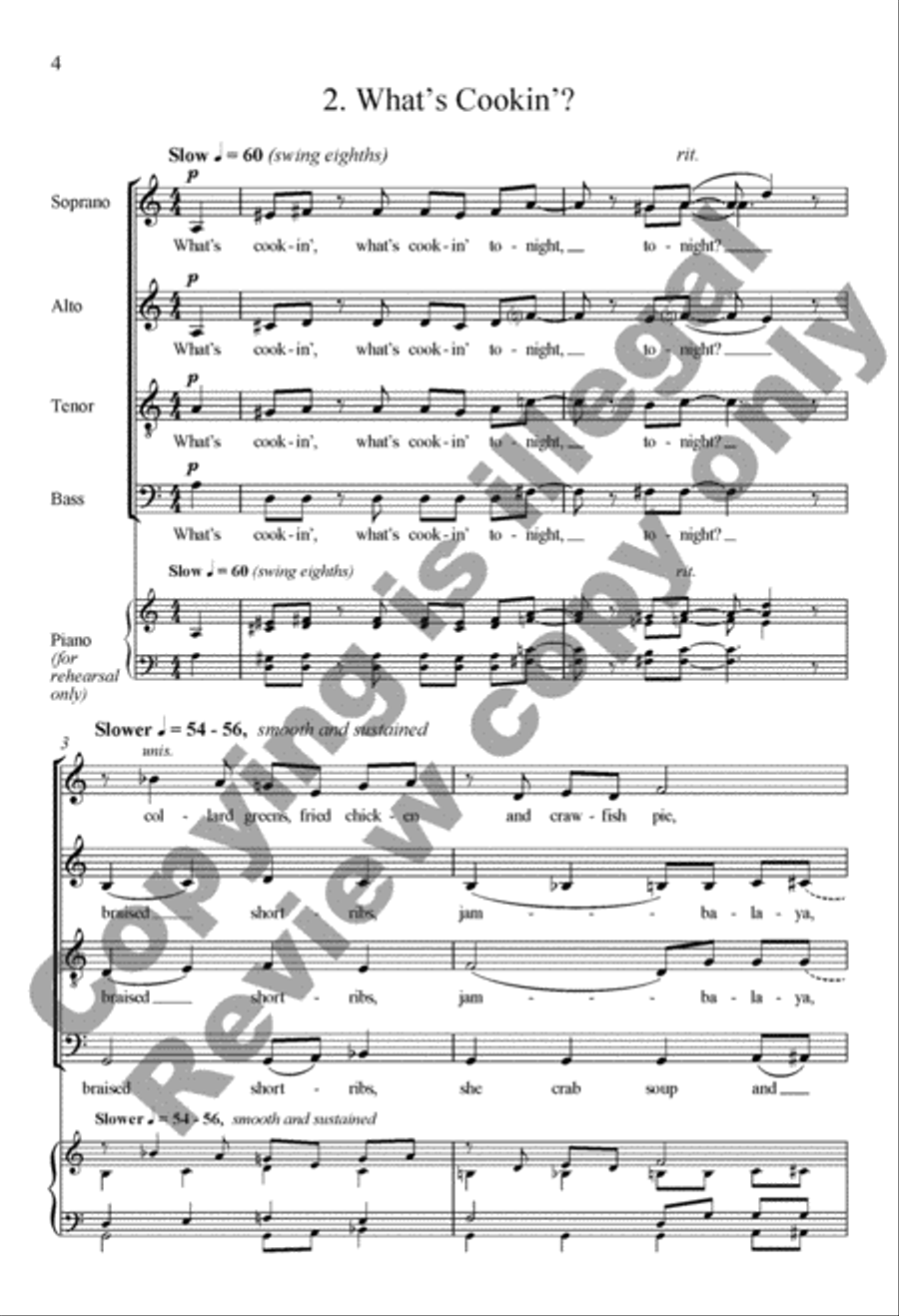 Due South (Complete Collection) 4-Part scores gallery preview page 4