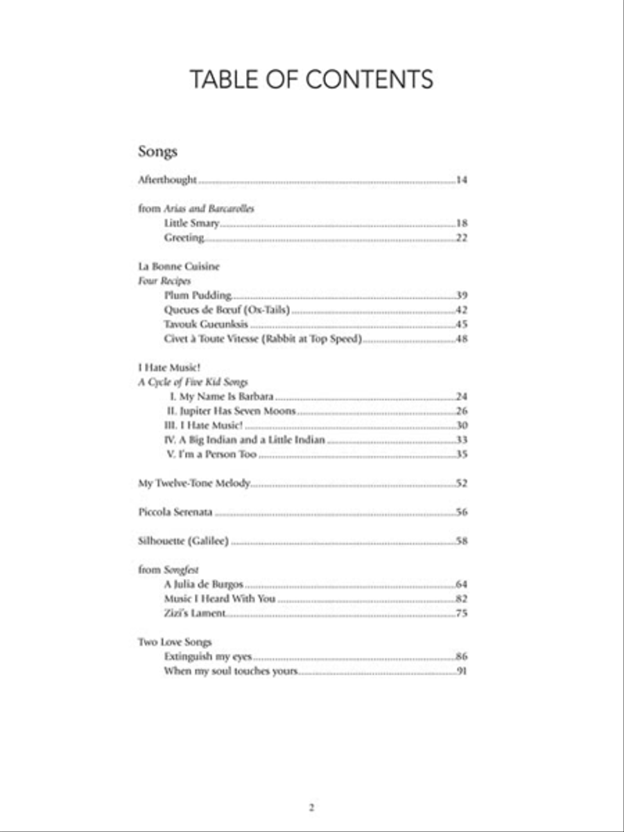Art Songs and Arias Voice Solo scores gallery preview page 3