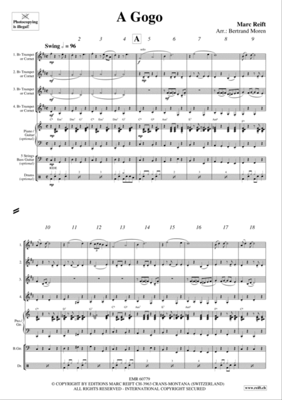 A Gogo A Gogo Cornet scores gallery preview page 3