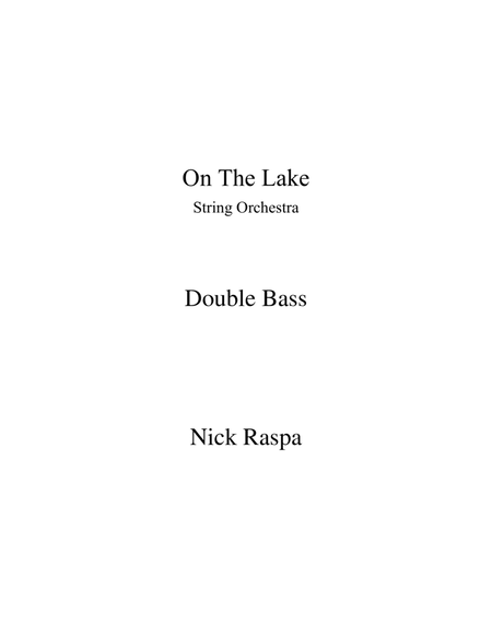 On The Lake (String Orchestra) Double Bass part