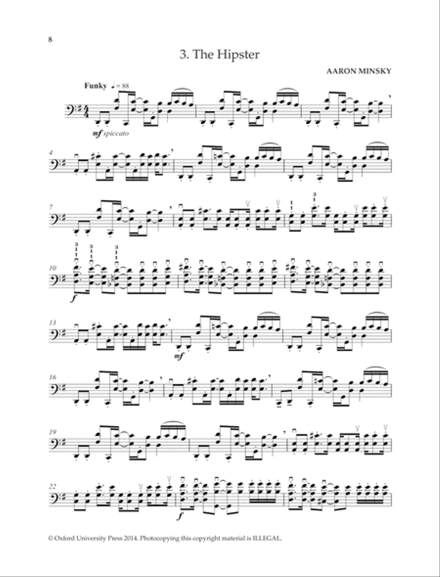 Pop Goes the Cello Piano Accompaniment scores gallery preview page 3