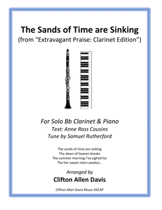 The Sands of Time are Sinking (Bb Clarinet and Piano)