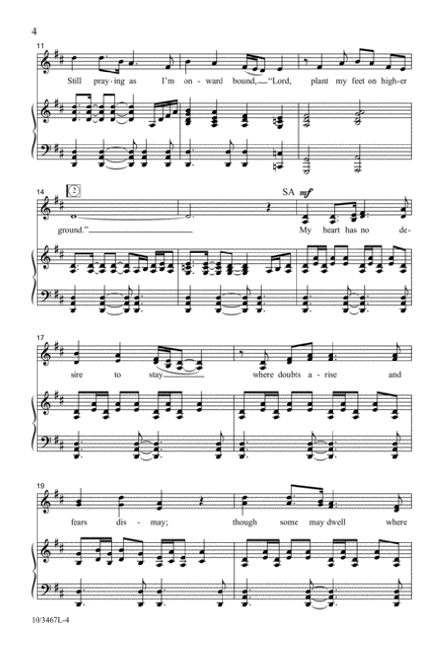 Higher Ground Higher Ground Divisi scores gallery preview page 4