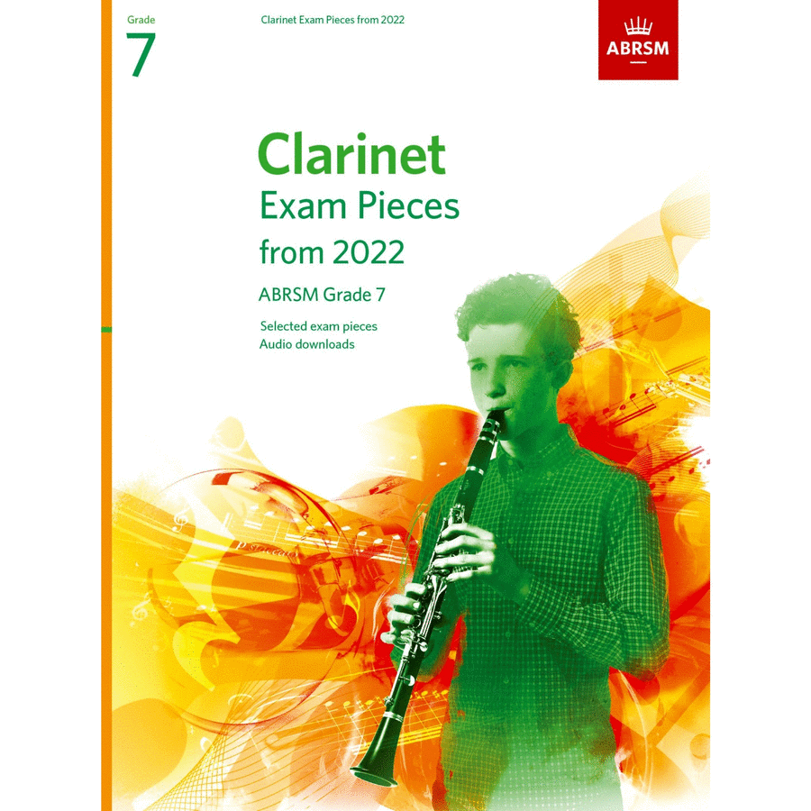 Clarinet Exam Pieces from 2022, ABRSM Grade 7 Clarinet scores gallery preview page 1