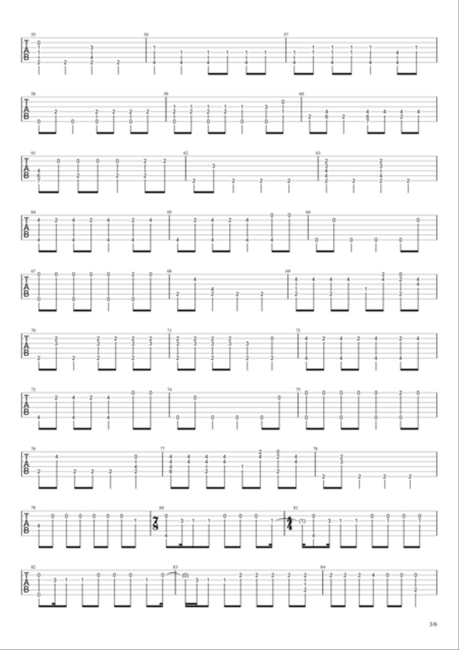 Despacito Guitar Solo scores gallery preview page 3