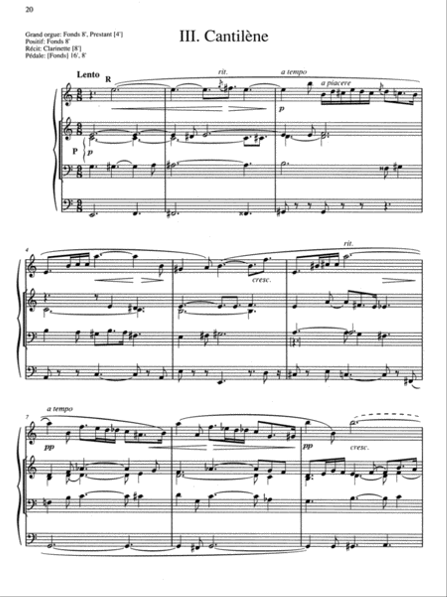 Symphonie romane Symphonie romane Organ scores gallery preview page 3