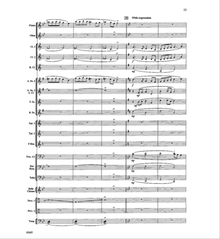 Tribute and Triumph Tribute and Triumph Concert Band scores gallery preview page 12