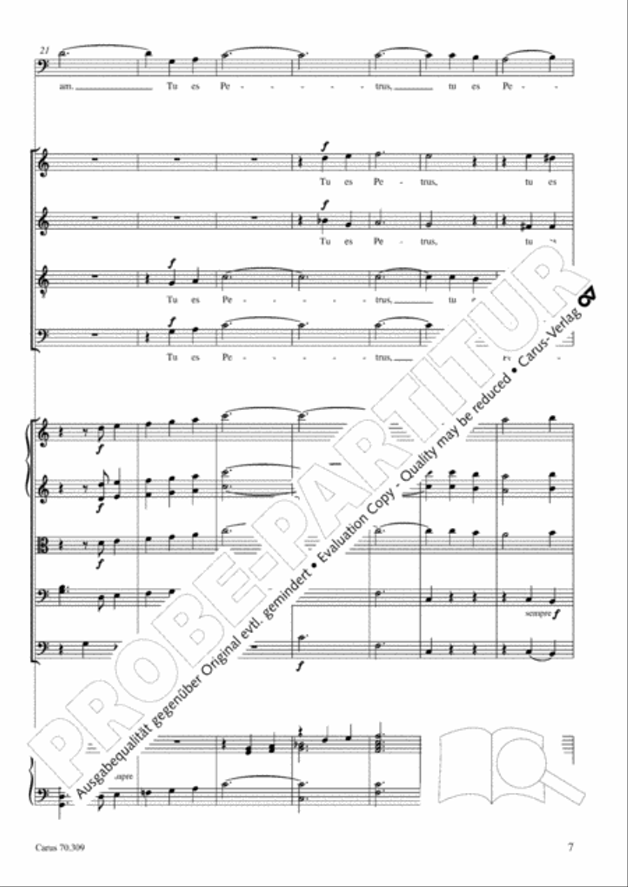 Tu es Petrus Tu es Petrus 4-Part scores gallery preview page 8