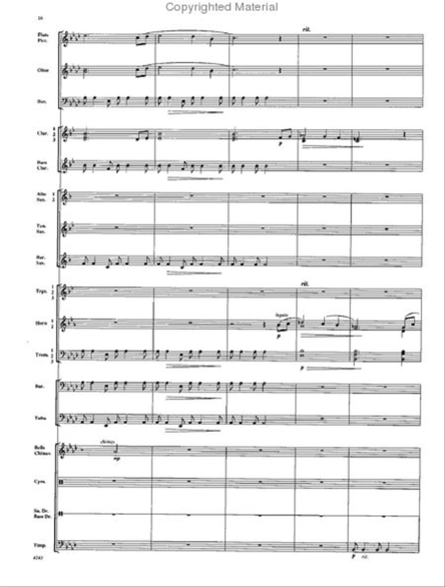 Encomium Encomium Concert Band scores gallery preview page 15