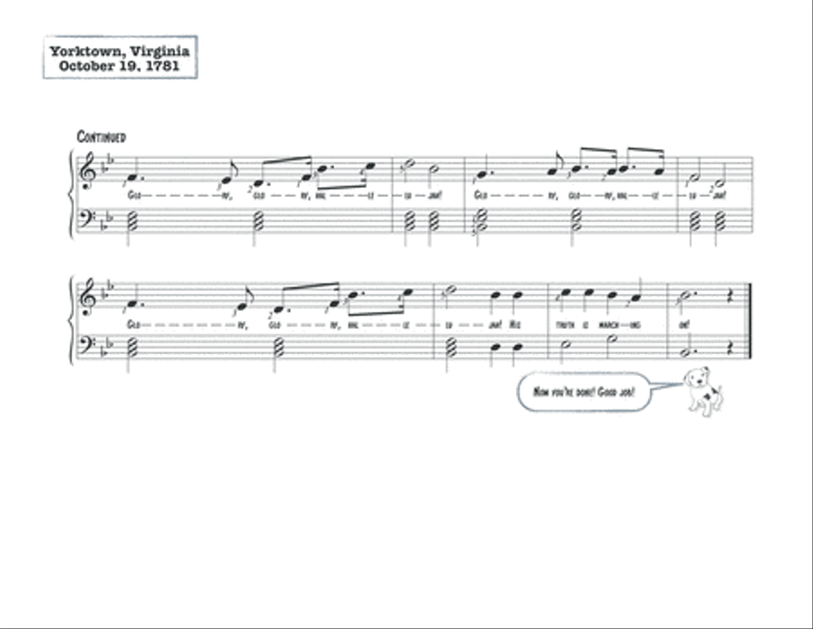 The Patriot Pack, songs for Piano Voice scores gallery preview page 6