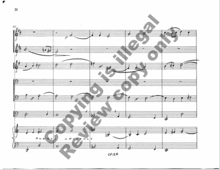 Liturgical Sonata Trombone scores gallery preview page 57