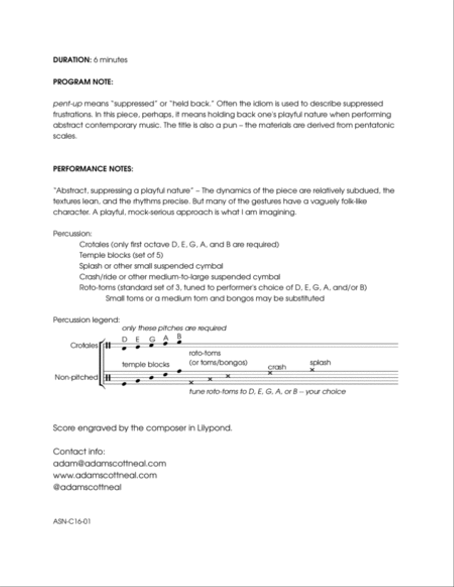 pent-up Alto Saxophone scores gallery preview page 4