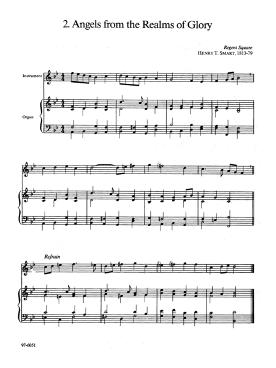 Hymn Descants, Set I (Advent & Christmas) Organ scores gallery preview page 4