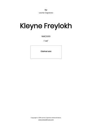 Kleyne Freylokh (Clarinet solo, piano acc.)