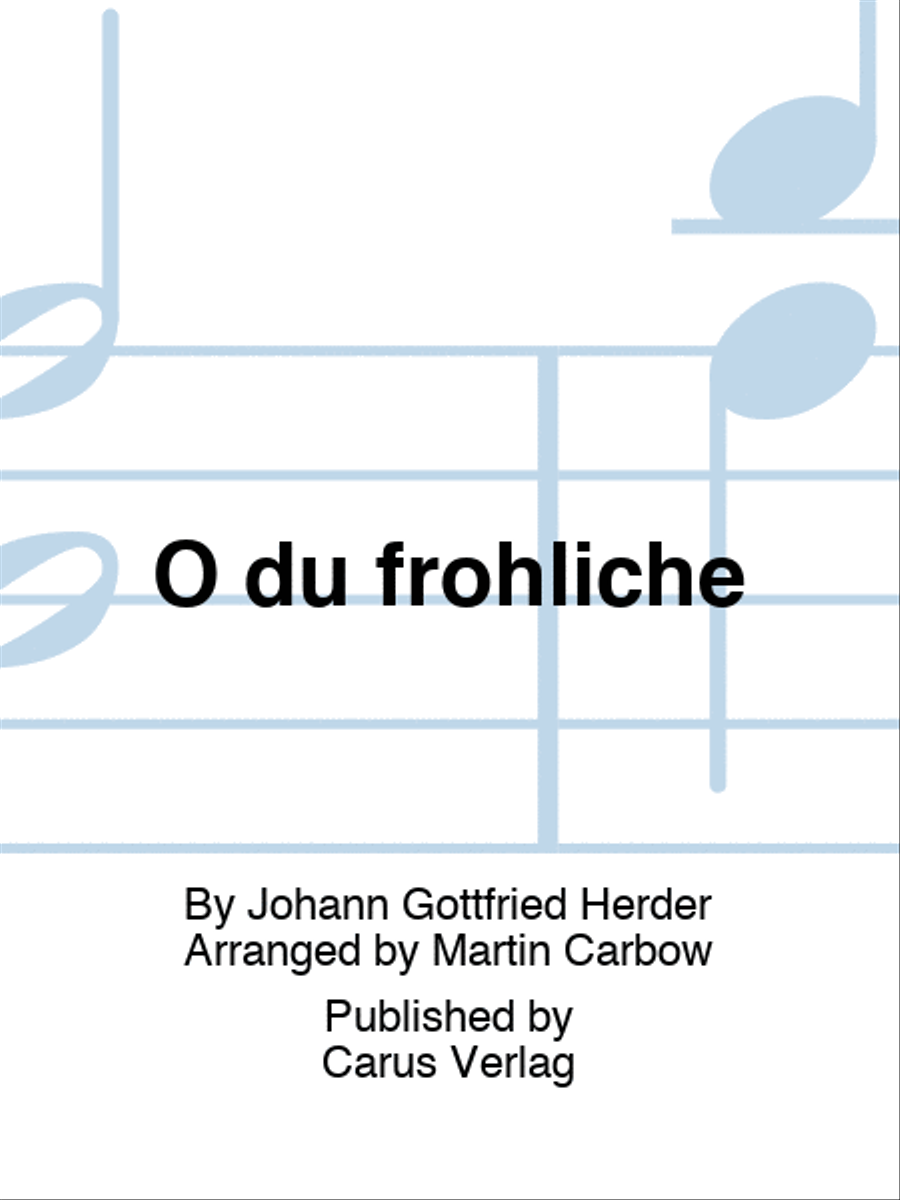 O du frohliche 3-Part scores gallery preview page 1