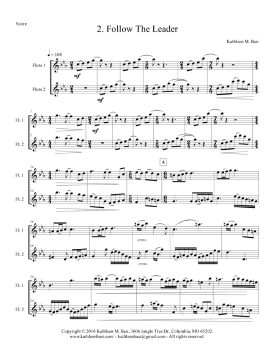 Mothers and Daughters Woodwind Ensemble scores gallery preview page 6