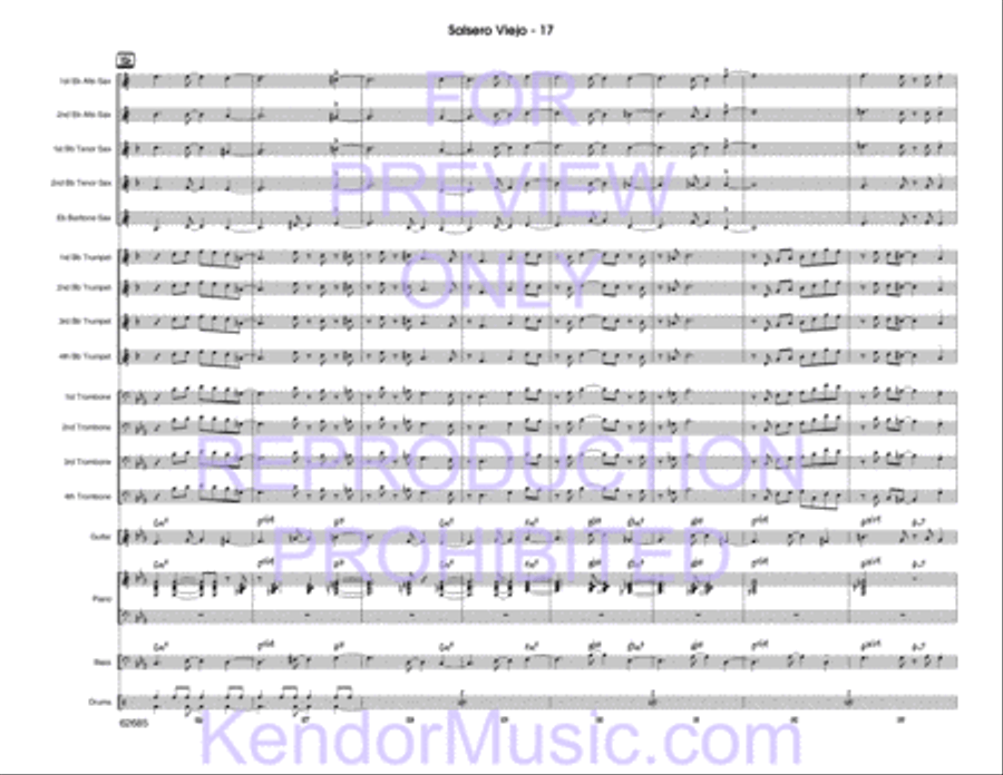 Salsero Viejo Jazz Ensemble scores gallery preview page 18