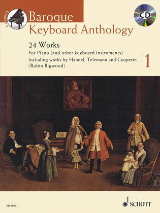 Book cover for Baroque Keyboard Anthology Volume 1