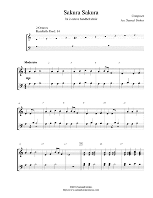 Sakura Sakura - for 2-octave handbell choir